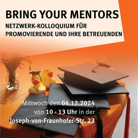 Promotional image for the Bring your mentors event